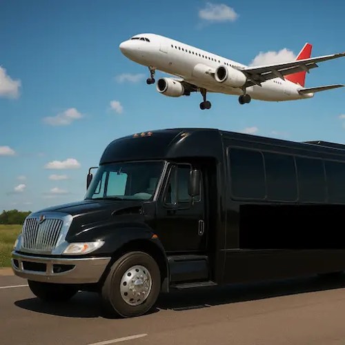 Airport Pick Up 1 Party Bus Airport Pick Up in Las Vegas